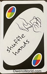 1 Shuffle Hands card